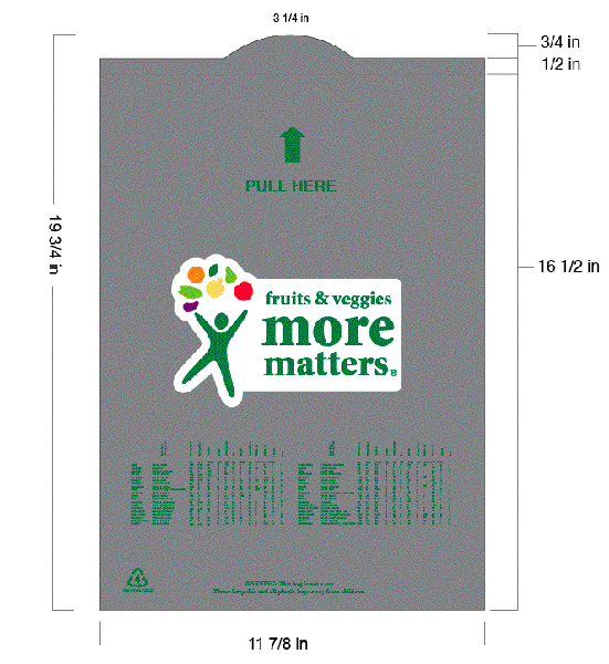 Produce bag template