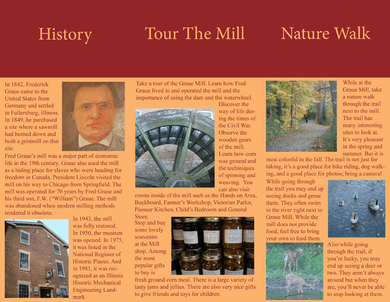 Graue Mill Brochure