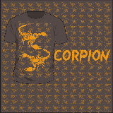 Scorpion t-shirt design